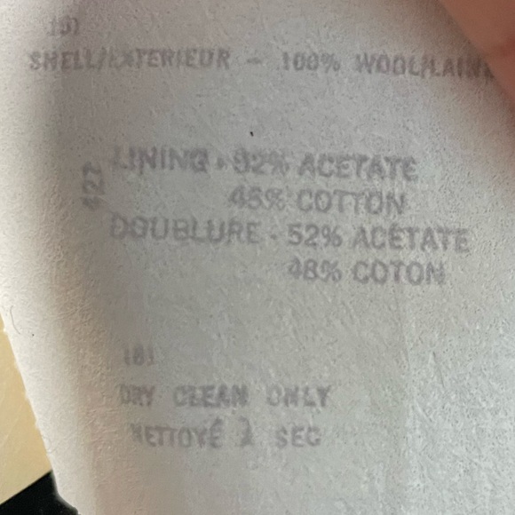 Vintage Fen-nelli Black 100% Wool Long Coat - Picture 7 of 10